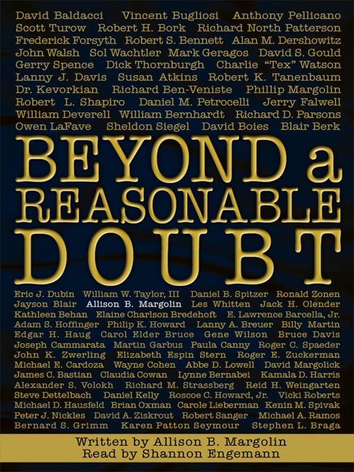 Title details for Jury Nullifications and Reasonable Doubt by Allison. B. Margolin - Available
